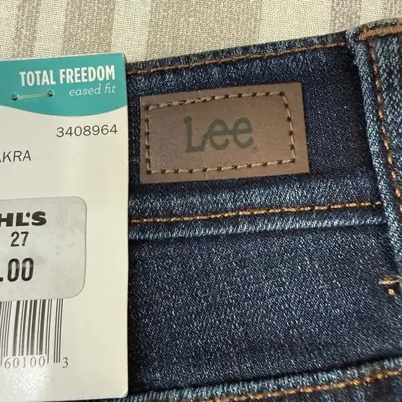 Lee Modern Series Total Freedom Bootcut Jeans Women's Size 18 Medium Dark Wash - Picture 4 of 11